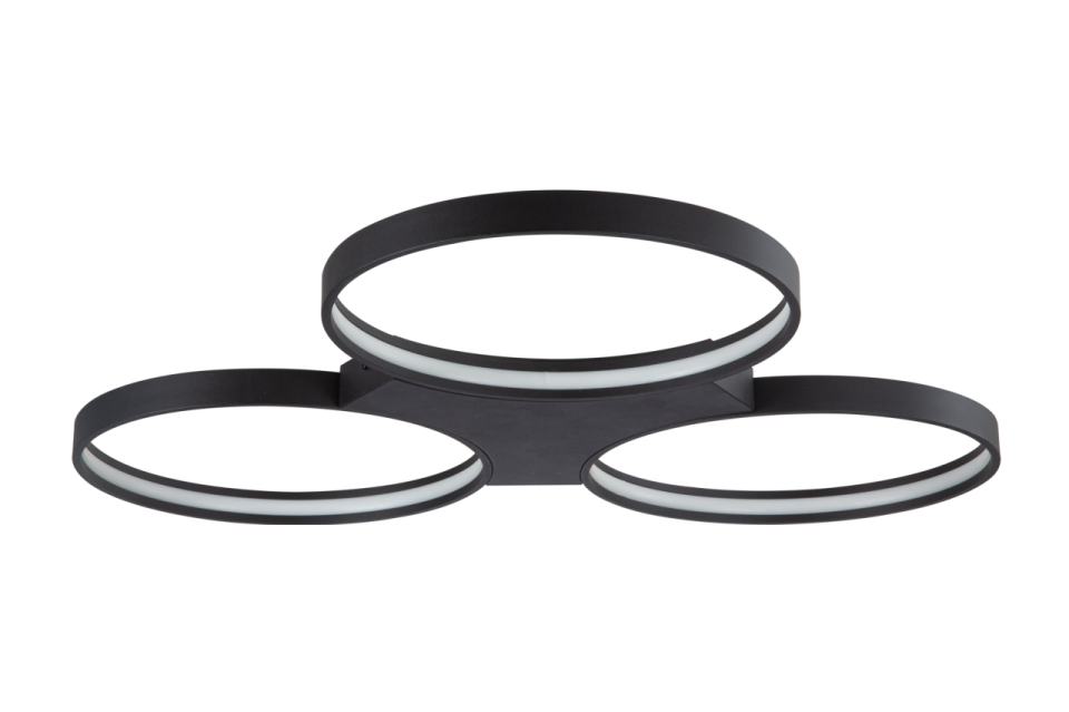 Fidget Modern Led Avize Sarkıt Linear Aydınlatma Sarkıt Lineer Avize 40x40x40 Cm 6000 K (Beyaz Işık) - Siyah