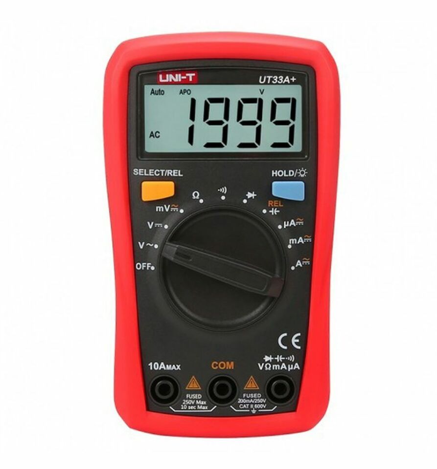 Unit Ut33A+ 600V Dijital Multimetre