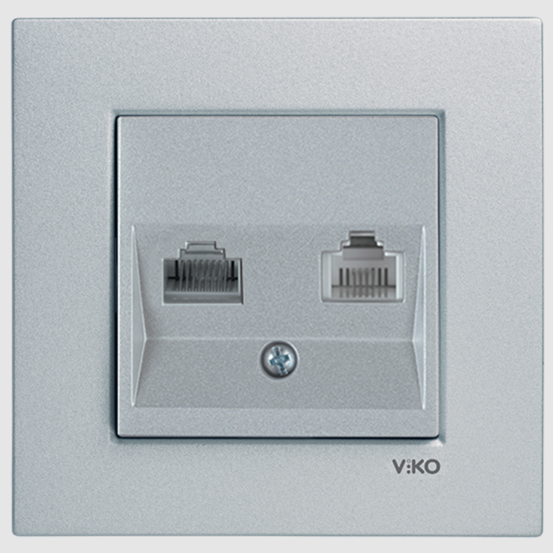 Viko Artline Novella Data-Nümeris Telefon Prizi (RJ45-CAT5E-CAT3) Mekanizma + Kapak 92600035 Kiraz