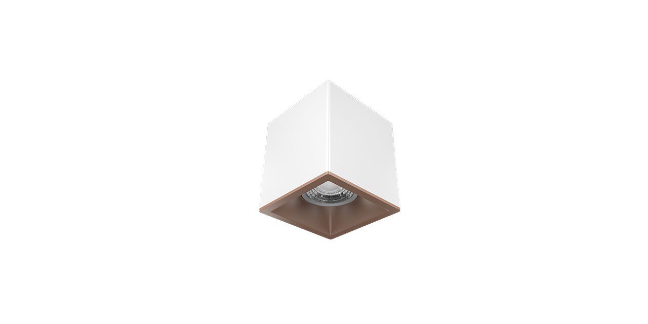 Goya 8 Watt 11x9 Kare Kasa Samsung Ledli Spot Armatür GY 1861-8 2700K (Sarı Işık) - Beyaz - Rose - Dimli