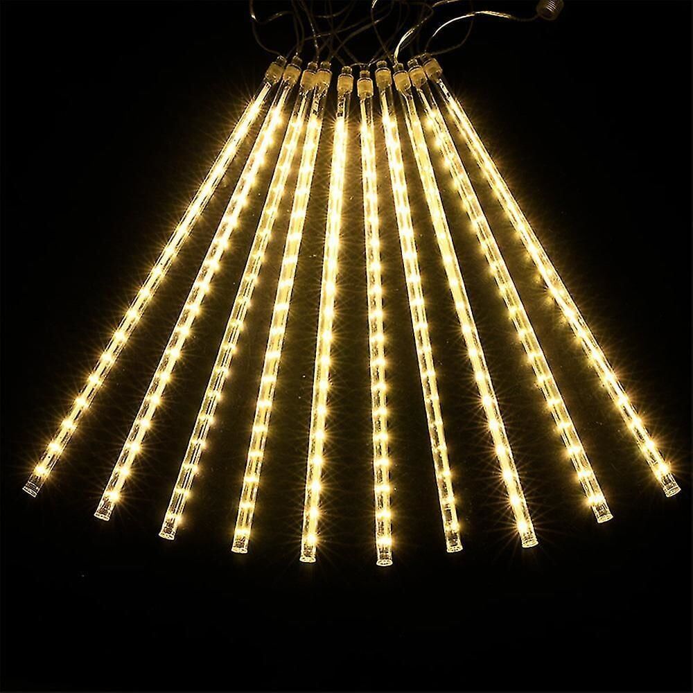 Meteor Animasyonlu Renkli Led Yılbaşı Ağaç Süsü 3 Metre Noel Meteor Animasyonlu Yılbaşı Süsü SNC-711-2 6400K (Beyaz Işık)