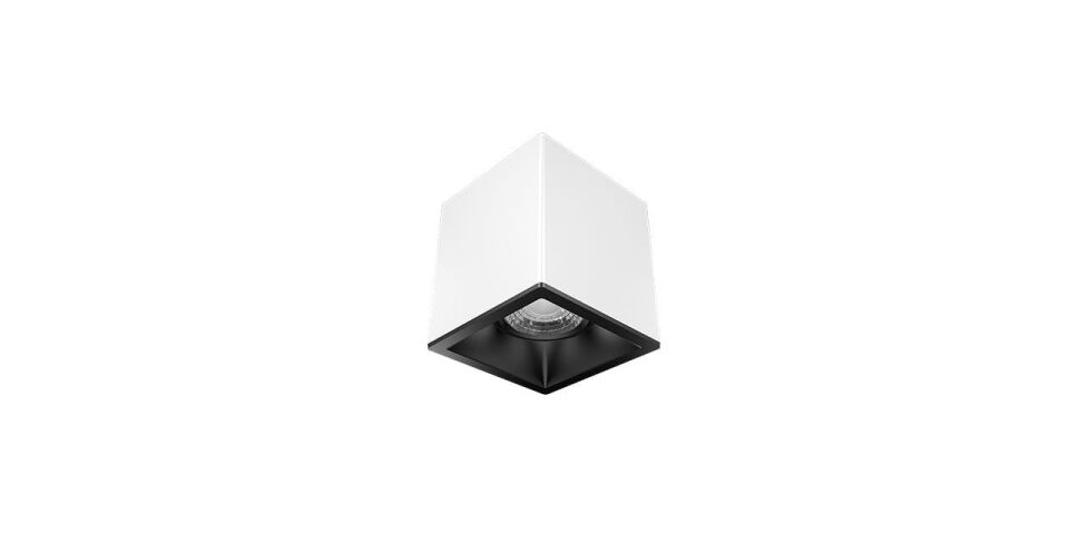 Goya 8 Watt 11x9 Kare Kasa Samsung Ledli Spot Armatür GY 1861-8 2700K (Sarı Işık) - Beyaz - Siyah - Dimsiz