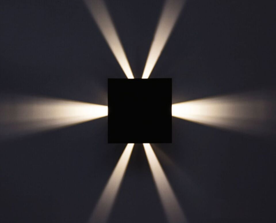 Kırzı Led Duvar Aydınlatma Aplik Armatürü Gün Işığı