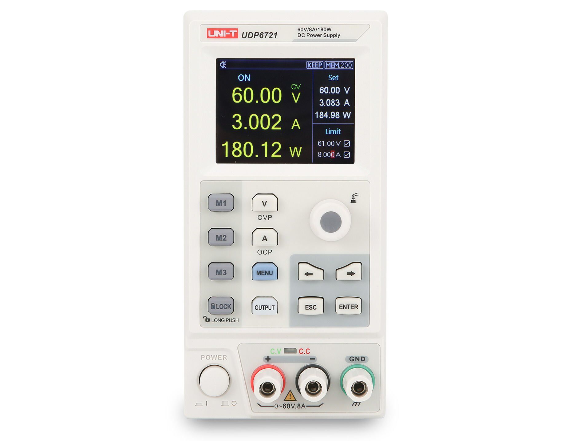 Unit Udp6720 Güç Kaynağı 60V 5A 100W 50Hz
