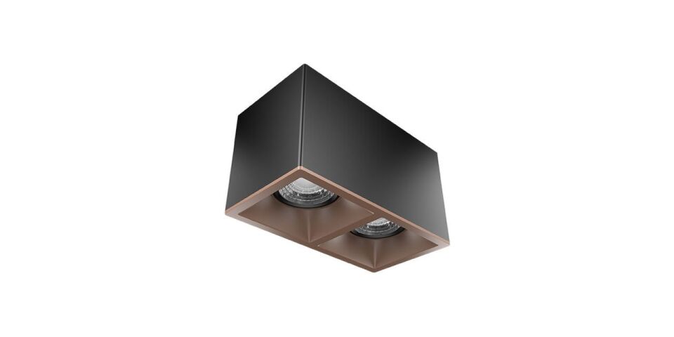 Goya 2x8 Watt 18x9 Kare Kasa Samsung Ledli Spot Armatür GY 1862-8 3000  K (Gün Işığı) - Beyaz - Beyaz - Dimli