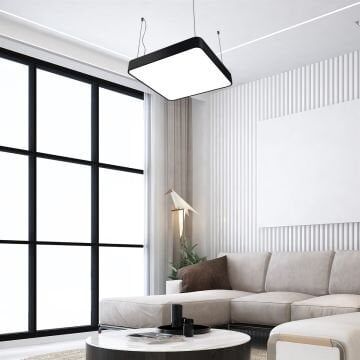 Oval Kare Davul Linear Aydınlatma Modern Led Sarkıt Linear Avize Armatürü