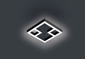 Karecikler Linear Aydınlatma Modern Led Avize Lineer Armatür