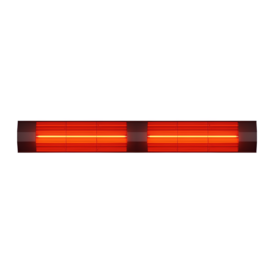 Ardonat 4000 Watt Dış Mekan Kafe Restoran Isıtıcı İnfrared Halogen Black Twin