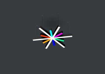 Yıldız Linear Aydınlatma Modern Led Sarkıt Avize Lineer Armatür