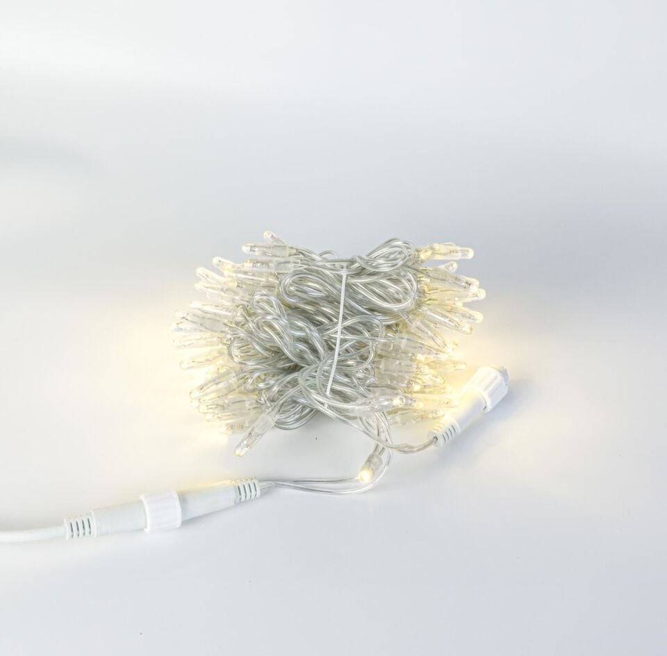 Flaşlı Yılbaşı Ağacı Süsü 10 Metre 100 Ledli Fiş Tipi SNC-204