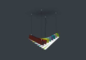 Gökkuşağı Linear Aydınlatma Modern Led Sarkıt Avize Lineer Armatür