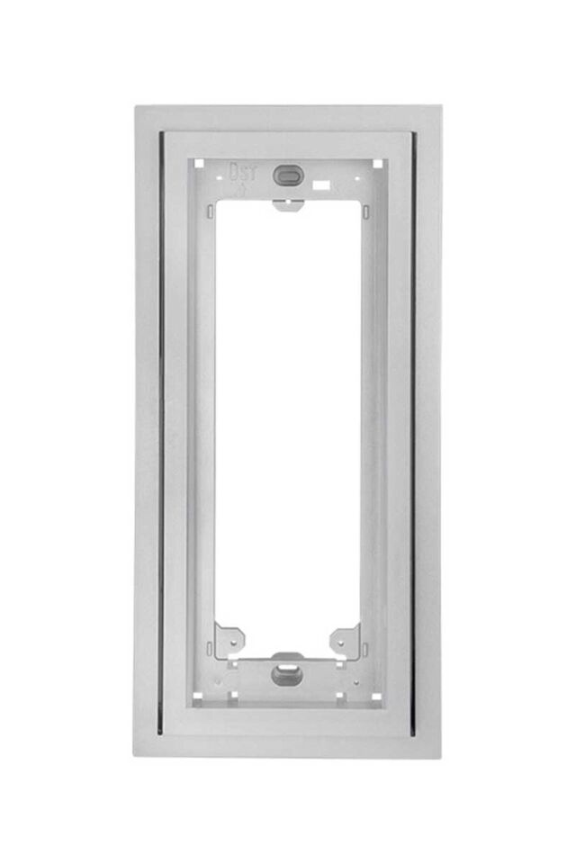 Audio Mavi Işıklı Sıva Üstü Panel Altlık Gümüş Çerçeve 001282