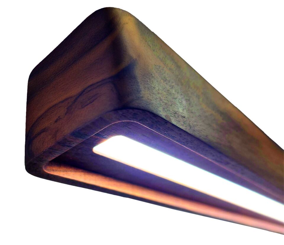 Samsung Led Tridonic Trafolu Sıva Üstü Ahşap Linear Armatür 5x6 Cm Kasa Linear Aydınlatma