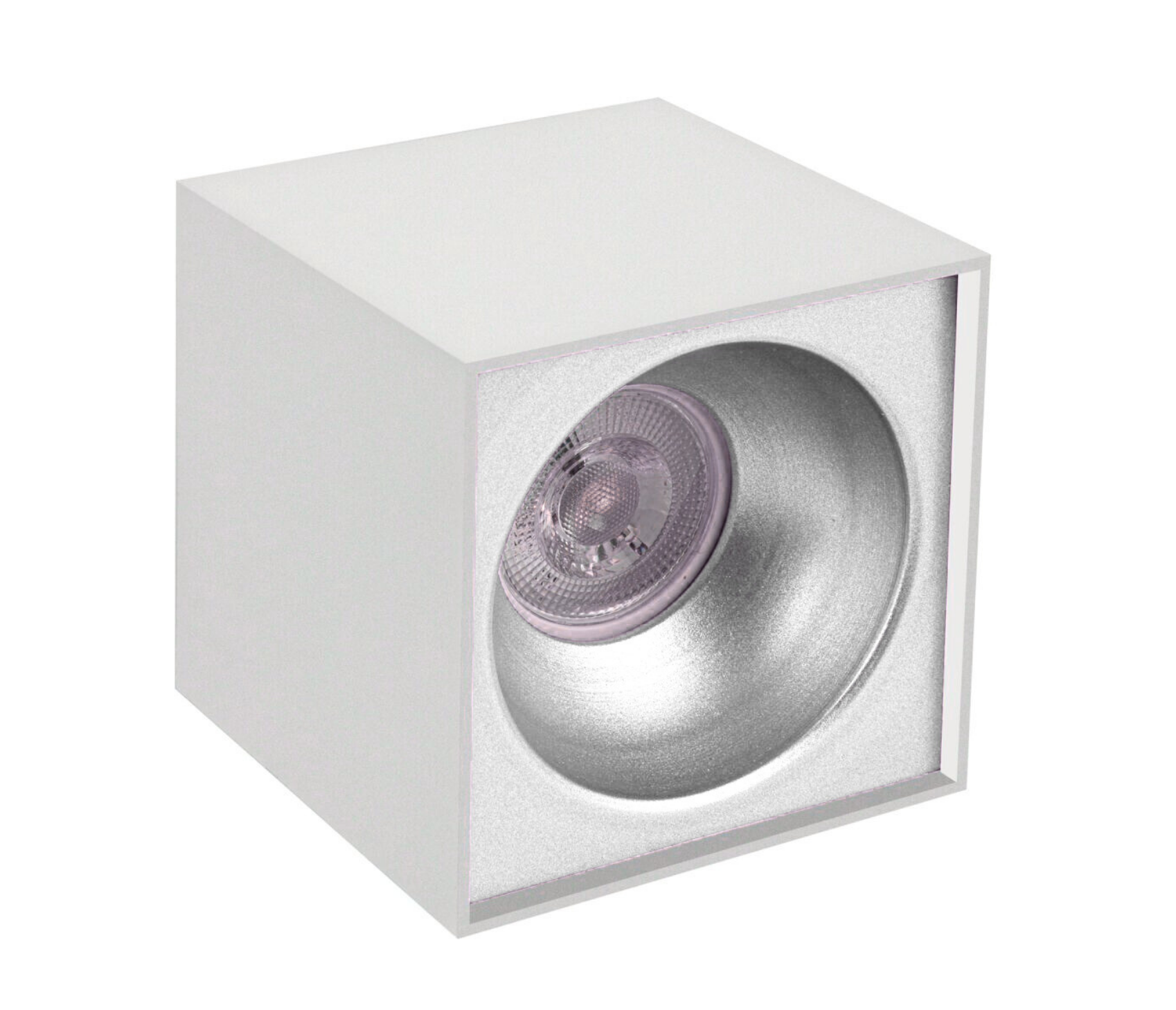 Sıva Üstü Kare Led Spot Armatür 10x10 Cm Beyaz - Beyaz 3200K (Gün Işığı)