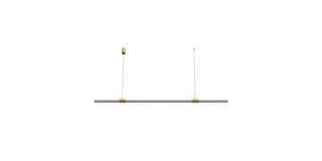 Goya 24 Watt Samsung Ledli Dekoratif Sarkıt Gold Kasa Linear Aydınlatma 120CM GY 8215-120