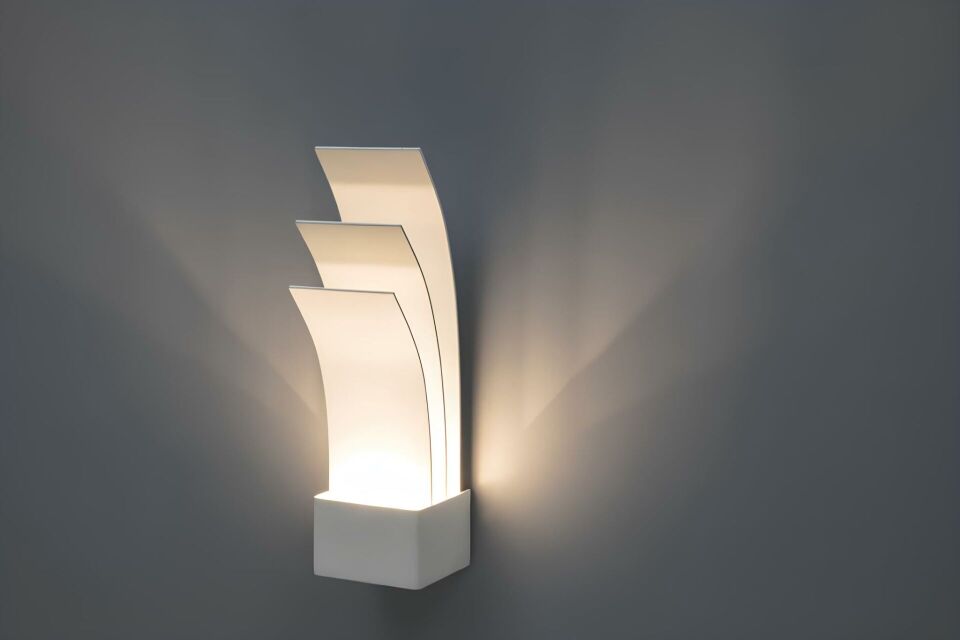 Şahin Led Duvar Aydınlatma Aplik Armatürü Beyaz Kasa Gün Işığı