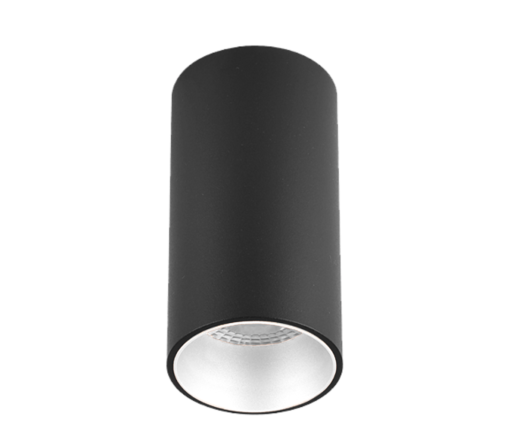 Sıva Üstü Silindir Led Spot Armatür 6x10 Cm Siyah - Beyaz (6400K) Beyaz Işık