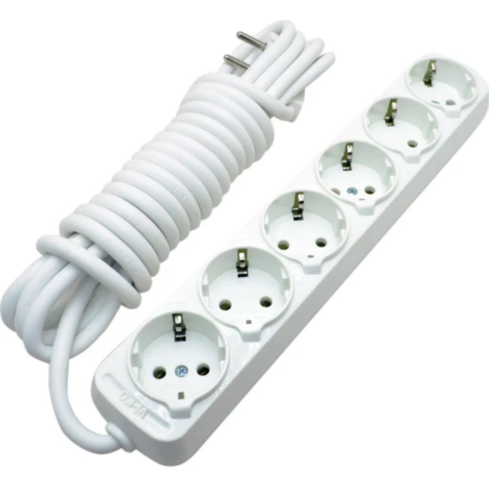 Viko Multi-led Altılı 5 Mt Grup Priz Topraklı Çocuk Korumalı 90113605
