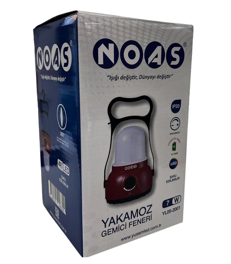 Noas Gemici El Feneri YL-05-2001 Beyaz Işık