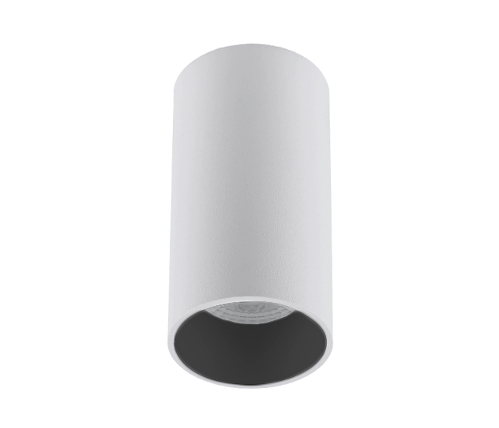 Sıva Üstü Silindir Led Spot Armatür 6x10 Cm Beyaz - Siyah Ampulsuz