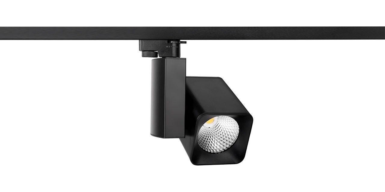 Goya 36 Watt Samsung Ledli Ray Spot Mağaza Aydınlatma Armatürü GY 3632 4000K (Natural Işık) - Siyah - Dimli
