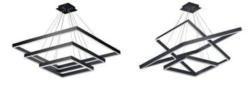 Goya 78 Watt Samsung Ledli Dekoratif Sarkıt Kare Linear Aydınlatma 80CM GY 8213-80