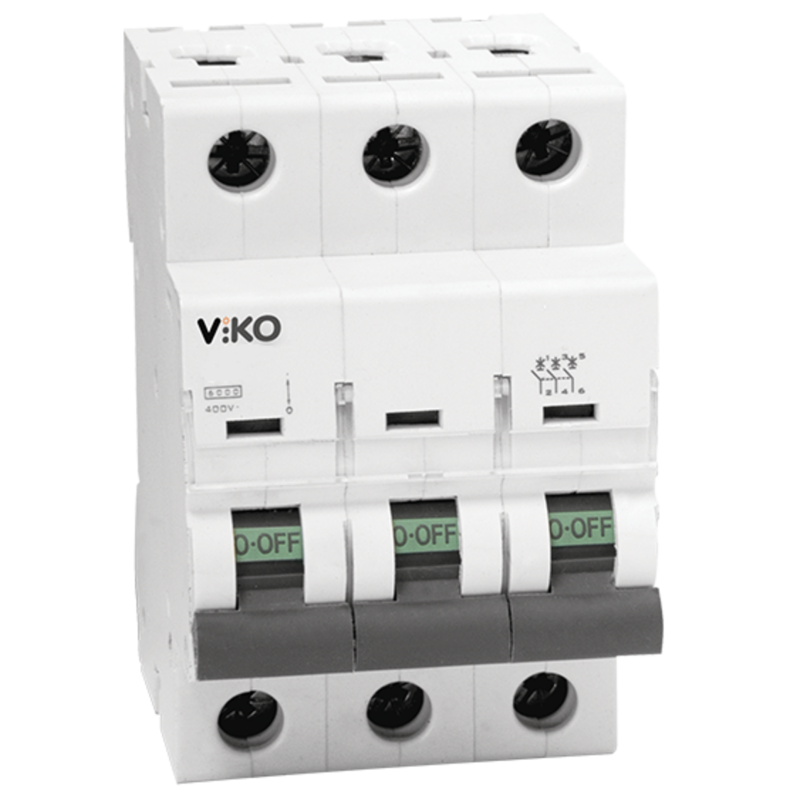 Viko 3x16A 4.5kA B Tipi 3 Kutuplu Otomatik Sigorta 4VTB-3B16