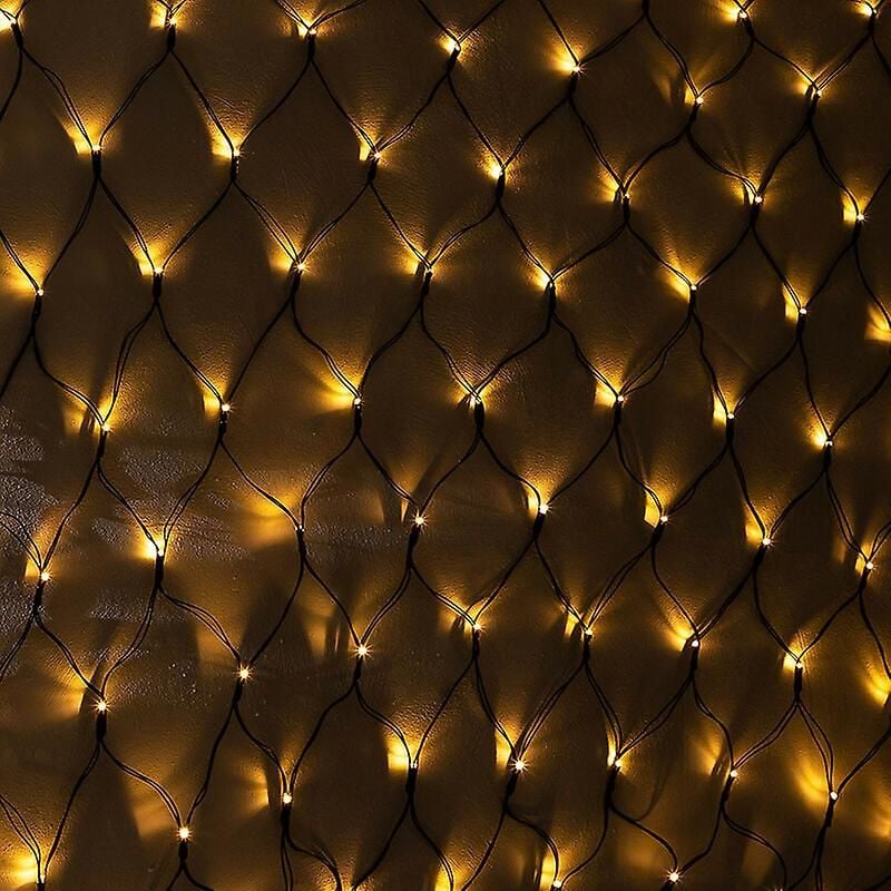 Balıkçı Ağı Flament Led Yılbaşı Süsü 2x2 Metre 250 Ledli Ağ Yılbaşı Ağacı Süsü Yeşil Kablolu SNC-416