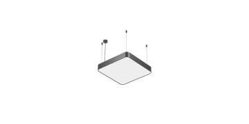 Goya 109 Watt Samsung Ledli Dekoratif Sarkıt Oval Kare Davul Linear Aydınlatma 90CM GY 8115-90