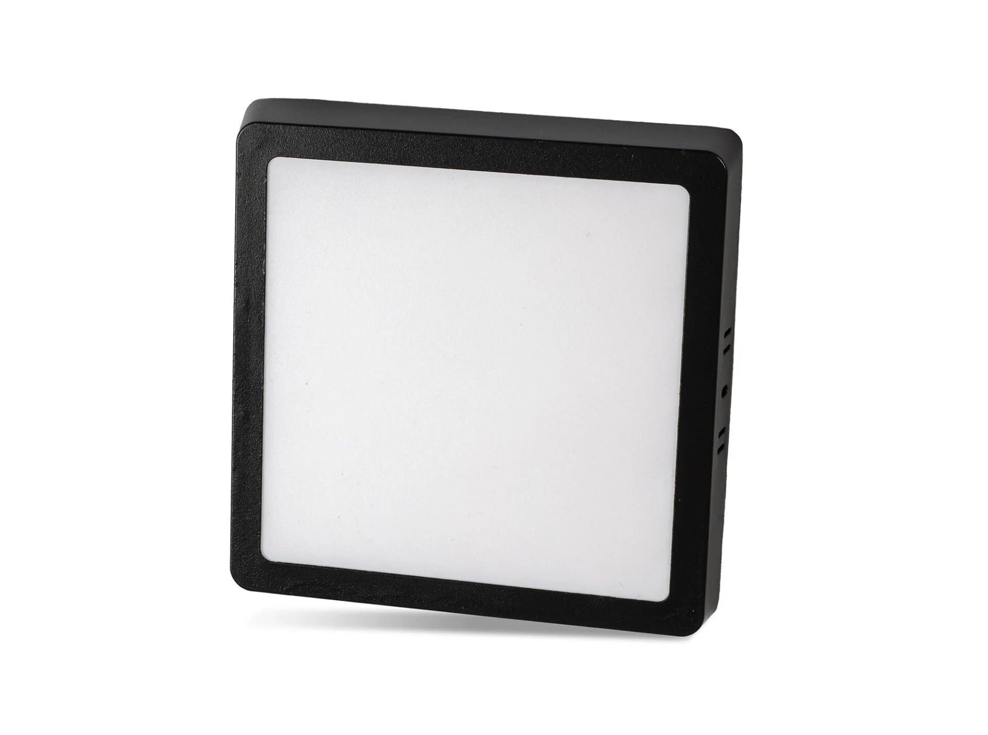 Noas 18W Sıva Üstü Kare Led Panel Siyah Kasa Beyaz Işık YL15-1800-S