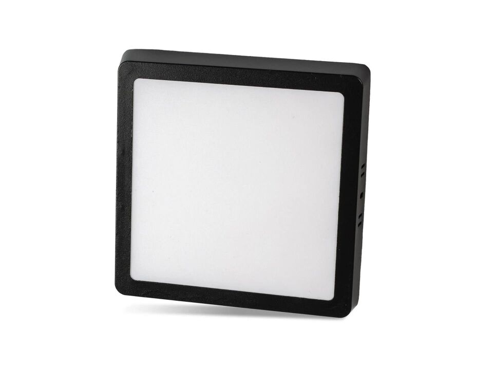 Noas 18W Sıva Üstü Kare Led Panel Siyah Kasa Beyaz Işık YL15-1800-S