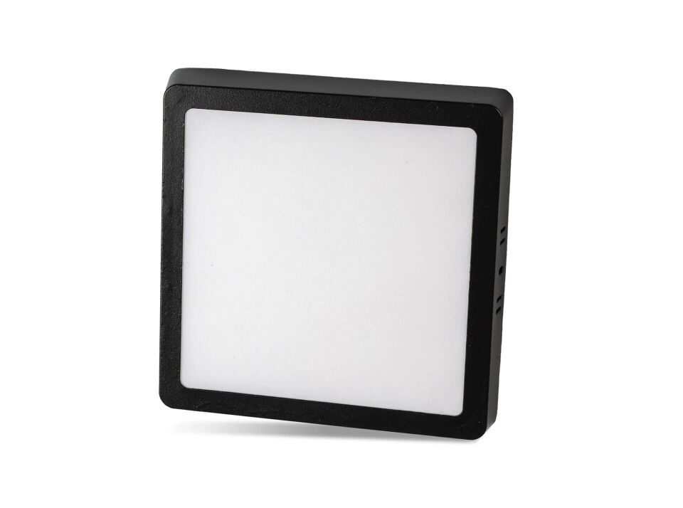 Noas 18W Sıva Üstü Kare Led Panel Siyah Kasa Günışığı YL15-1801-S