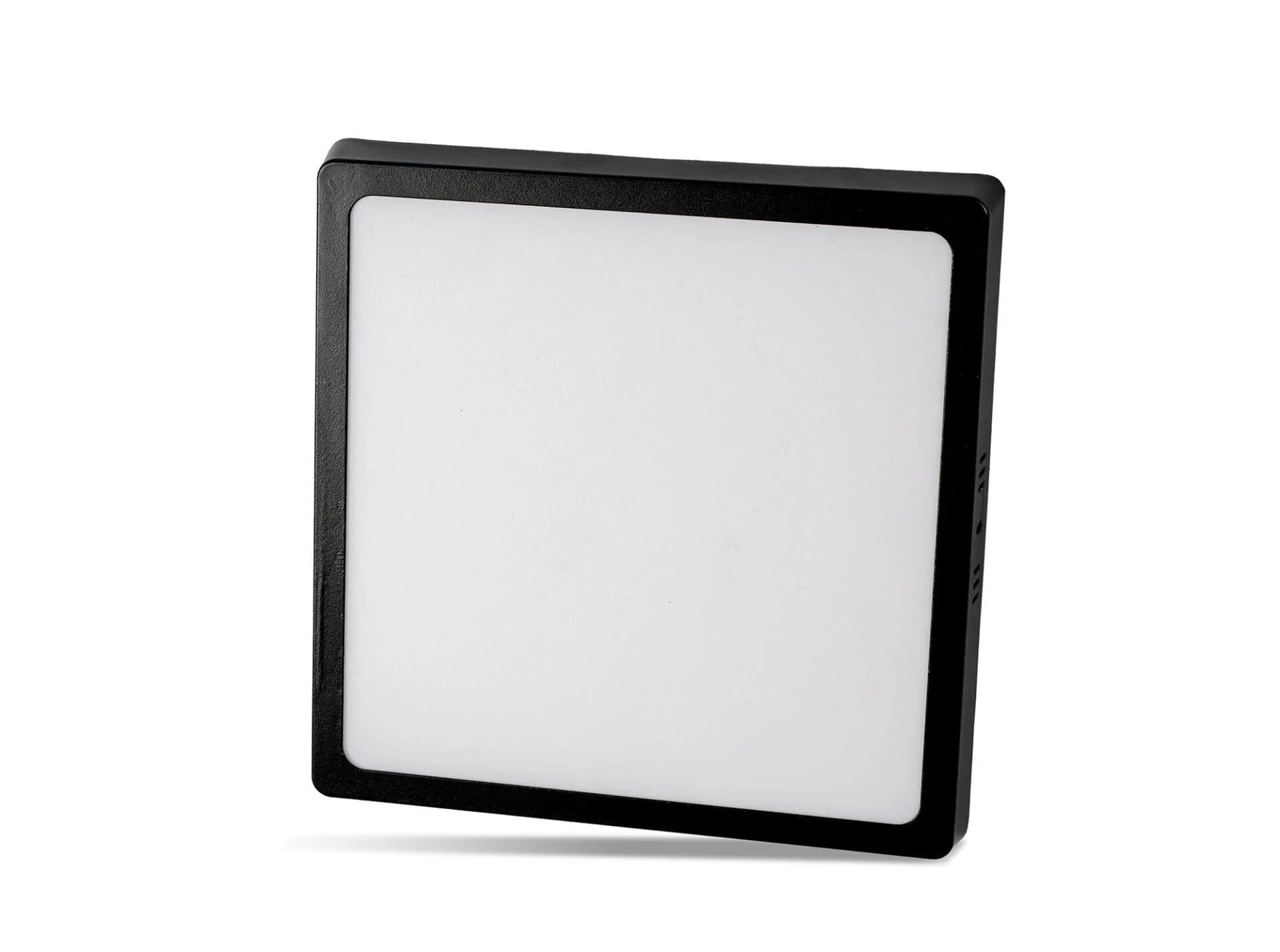 Noas 24W Sıva Üstü Kare Led Panel Siyah Kasa Beyaz Işık YL15-2400-S