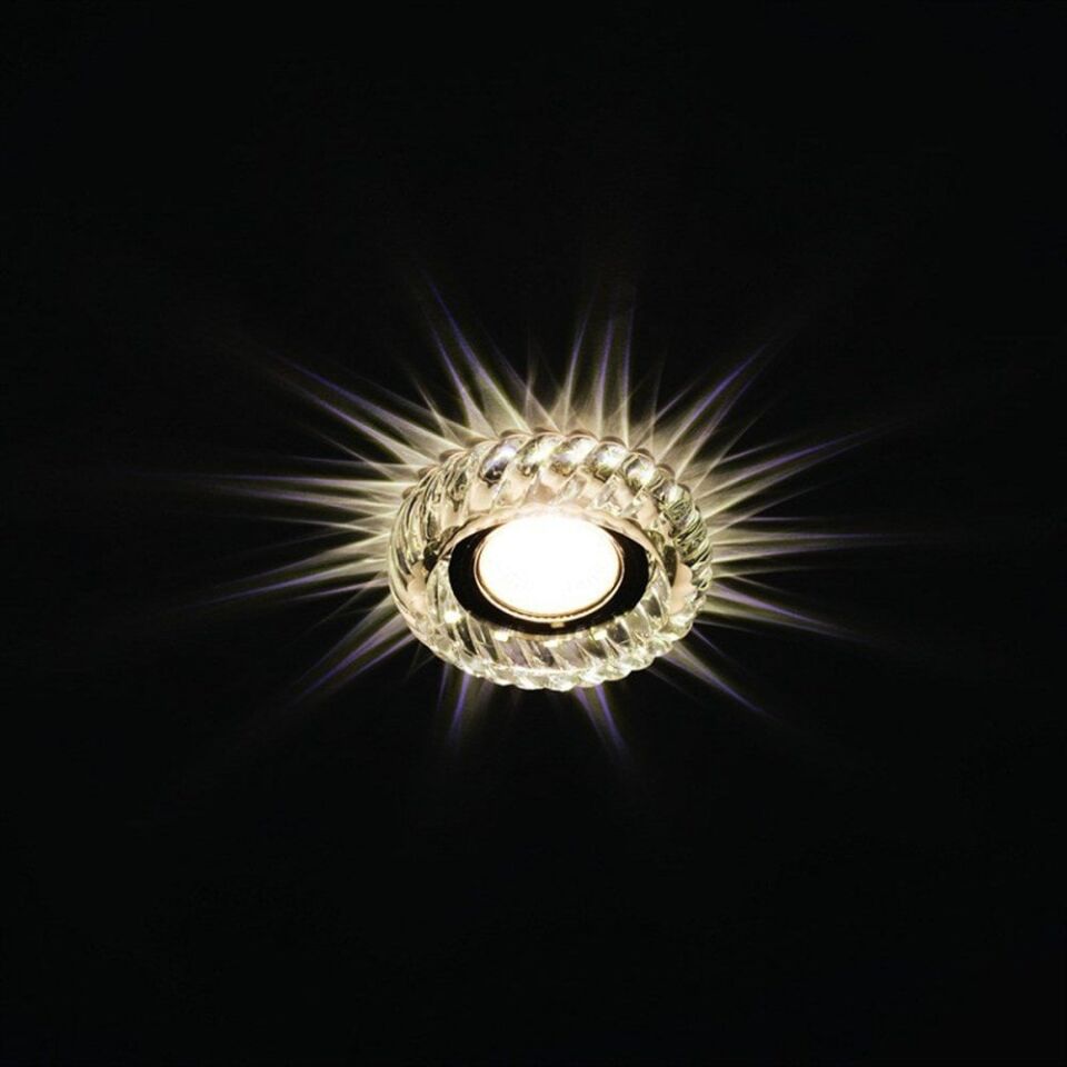 Cata Gardenya Led Çerçeveli Kristal Yuvarlak Dekoratif Cam Spot ct-6600