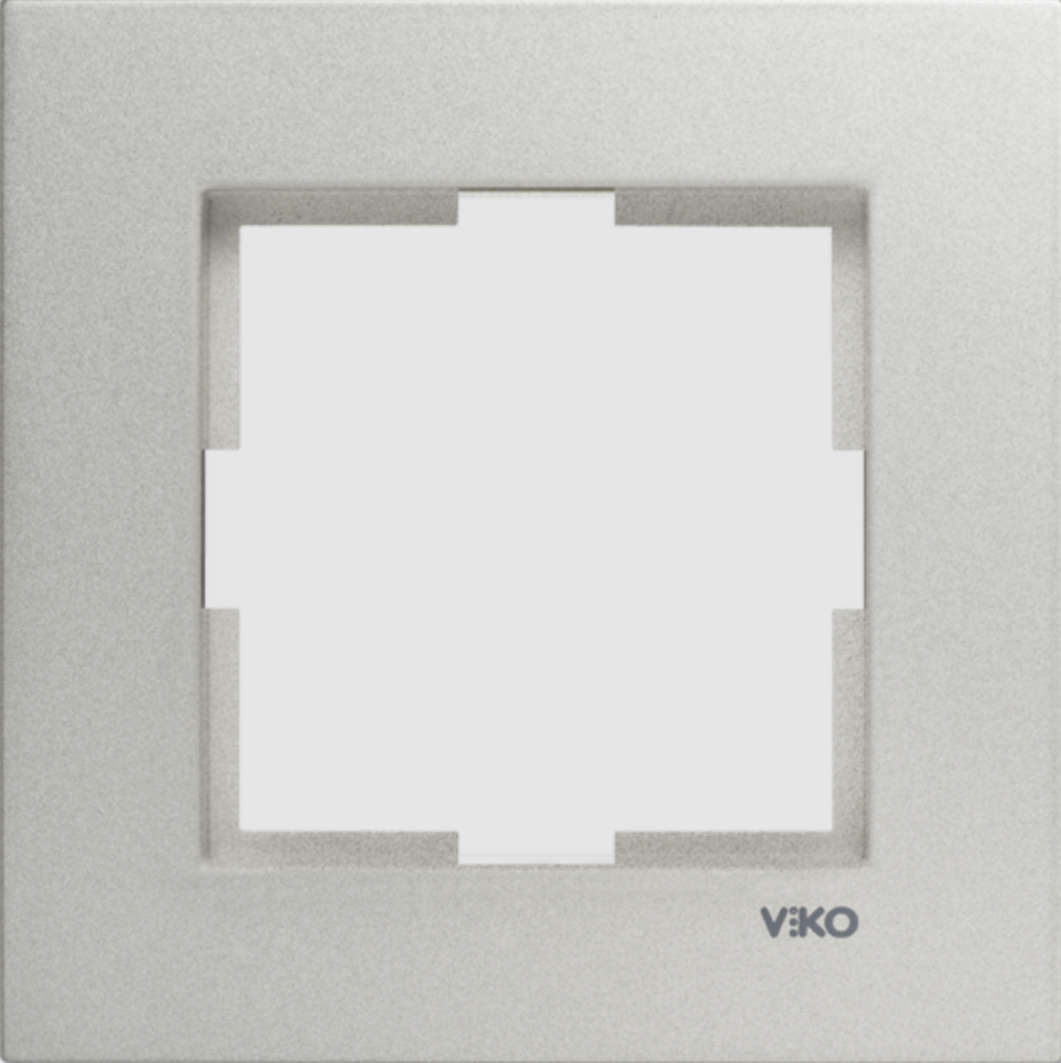 Viko Artline Novella Tekli Çerçeve 92190611 Metalik Beyaz