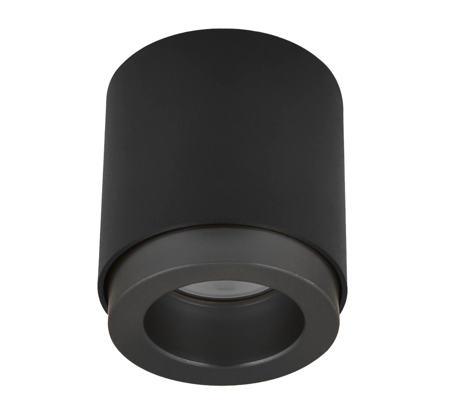Sıva Üstü Silindir Led Spot Armatür 8x8 Cm Siyah - Siyah Ampulsuz