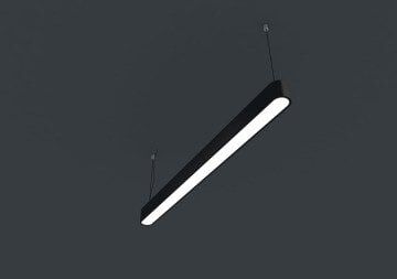Oval Linear Aydınlatma Osram Led Sıva Üstü Led Lineer Armatür 8x8 Cm Kasa