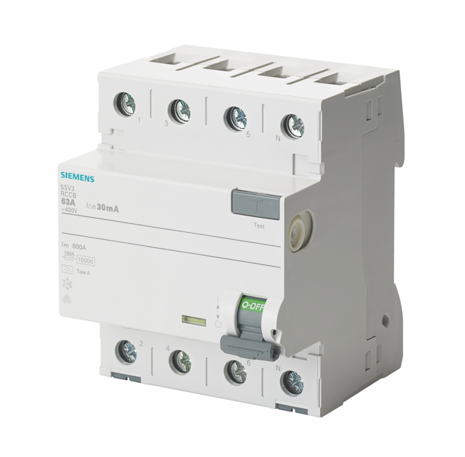 Siemens 3x80A 30mA Kaçak Akım Rölesi 5SV3347-6