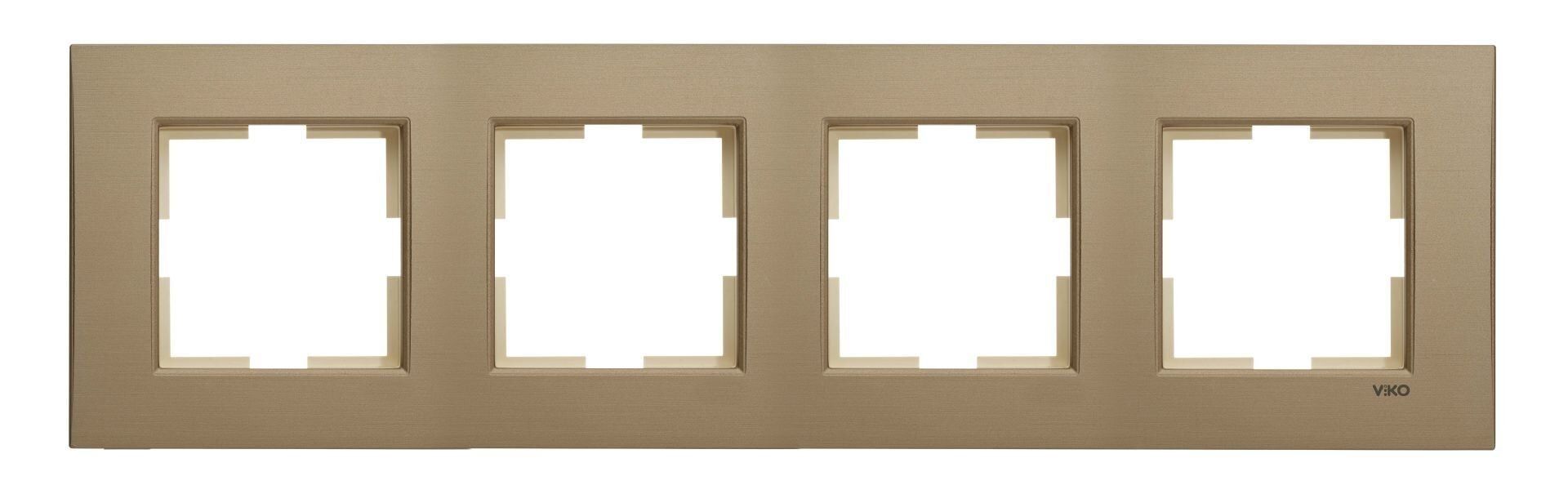 Viko Artline Novella Dörtlü Çerçeve 92190614 Bronz