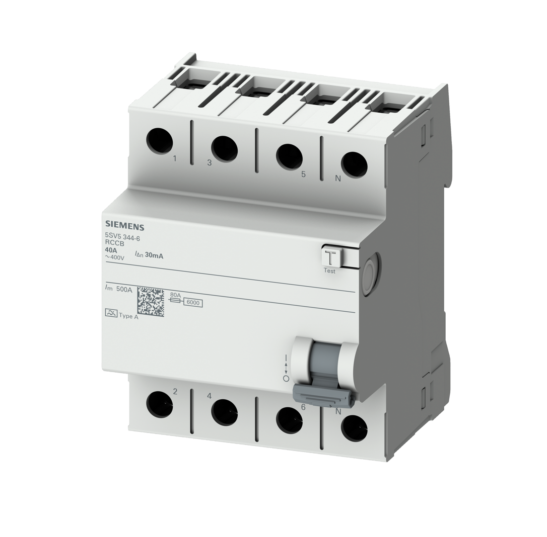 Siemens 3x25A 300mA Yangın Koruma Rölesi 5SV5642-6