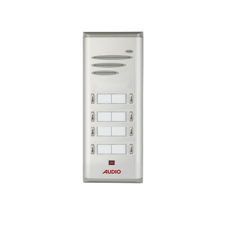 Audio Basic Serisi Çift Butonlu Zil Paneli Sekizli 004849 E08
