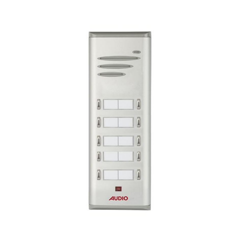 Audio Basic Serisi Çift Butonlu Zil Paneli Onlu 004849 E10