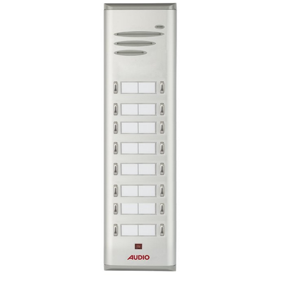 Audio Basic Serisi Çift Butonlu Zil Paneli On Altı 004849 E16