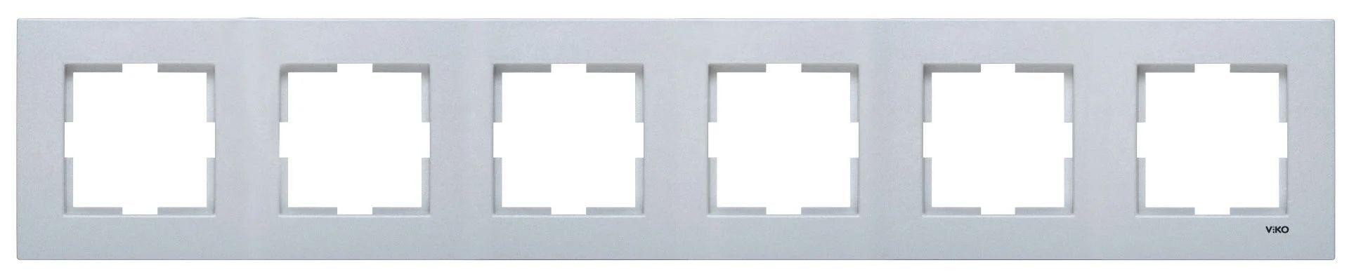 Viko Artline Novella Altılı Çerçeve 92190616 Gümüş