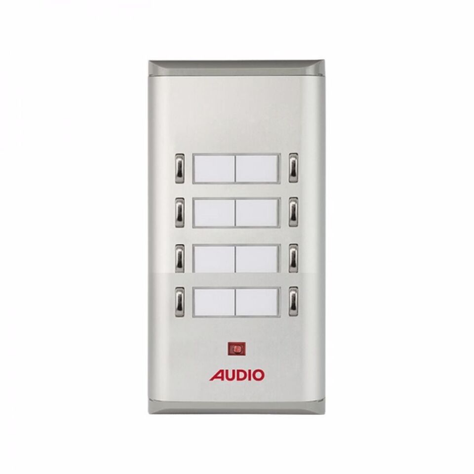 Audio Basic Serisi Yan Sıra Çift Butonlu Zil Paneli On Altılı 004853 U