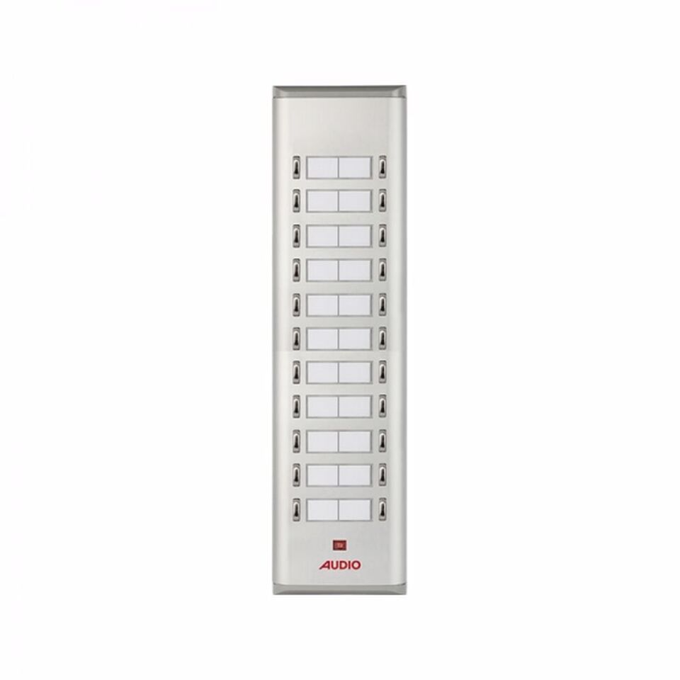 Audio Basic Serisi Yan Sıra Çift Butonlu Zil Paneli Yirmi İkili 004853 U