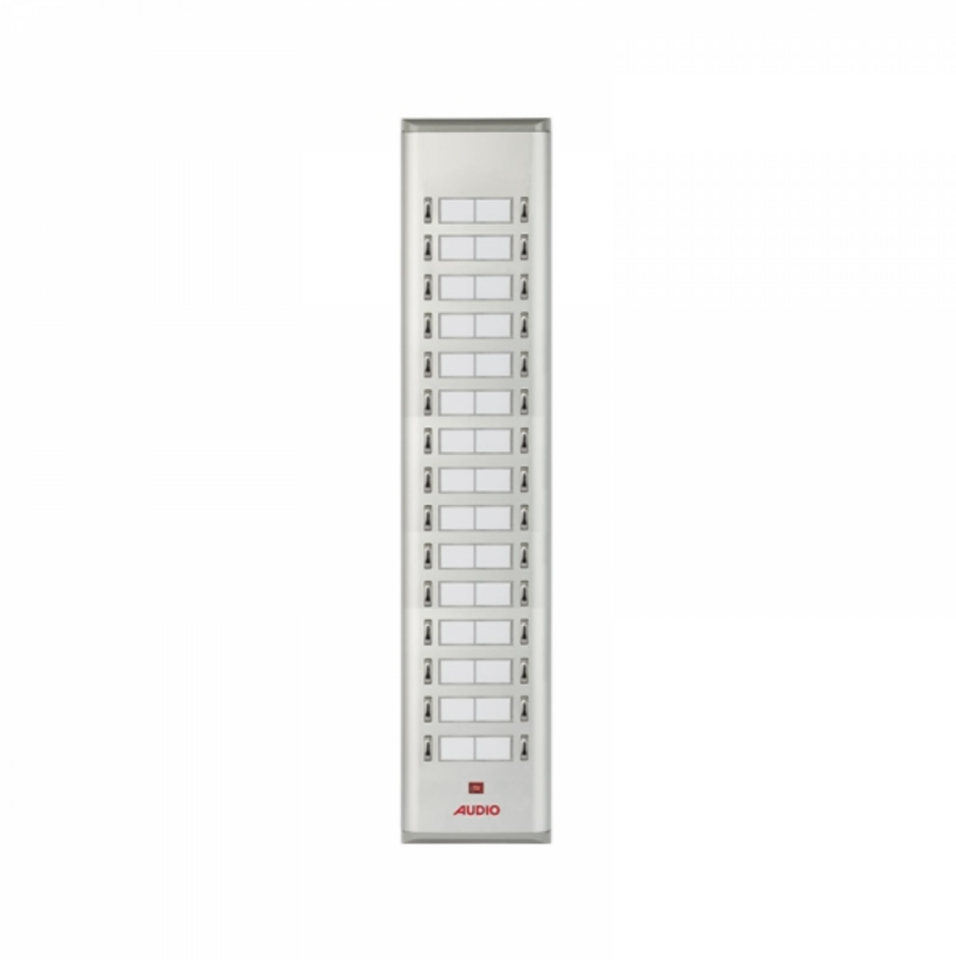 Audio Basic Serisi Yan Sıra Çift Butonlu Zil Paneli Otuzlu 004851 K