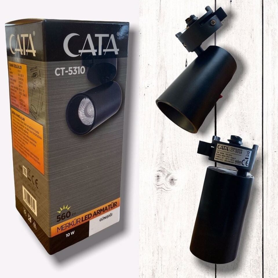 Cata Merkür Ledli 10W Ray Spot Armatür ct-5310 6400K (Beyaz Işık)