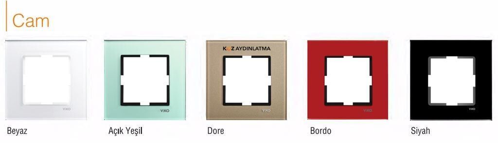 Viko Artline Novella Tekli Cam Çerçeve 92192281 Beyaz