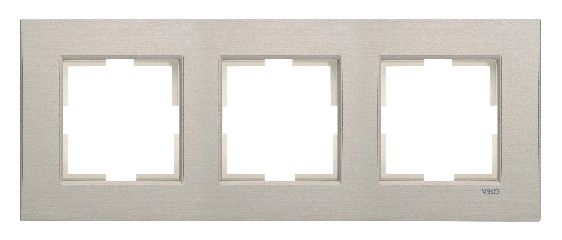 Viko Artline Novella Eloxal Metal Üçlü Çerçeve 92192323 Bronz
